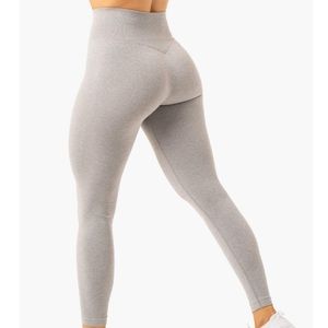 Essential Seamless Leggings - Light Grey Marl